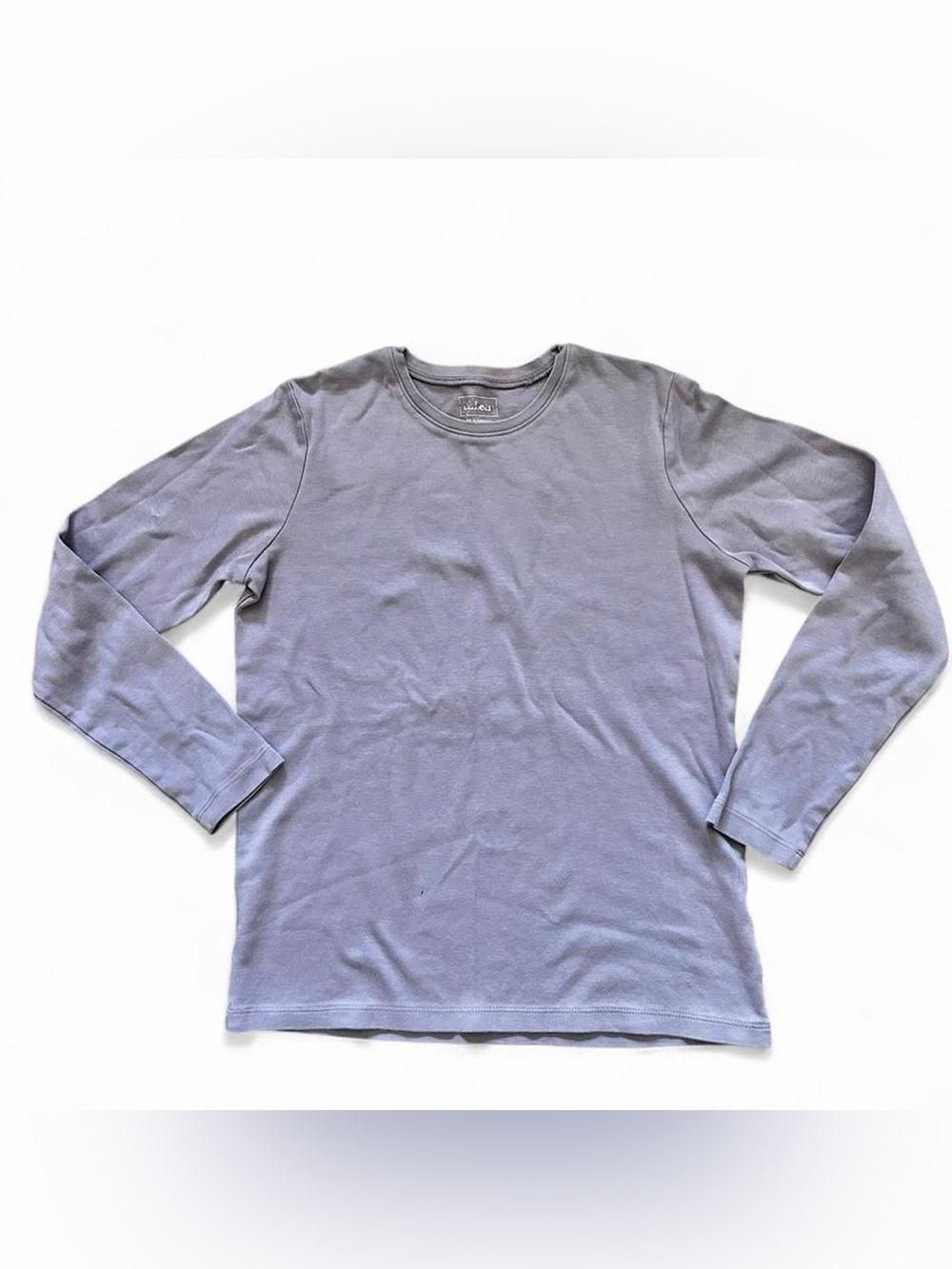 L.L. Bean Men's Long Sleeve Crewneck Shirt - Light Lavender